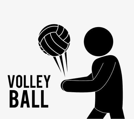 Sport design over white background, vector illustration.のイラスト素材