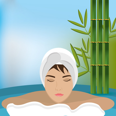 Spa design over white background, vector illustration.のイラスト素材