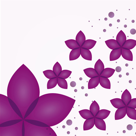 floral card design.のイラスト素材