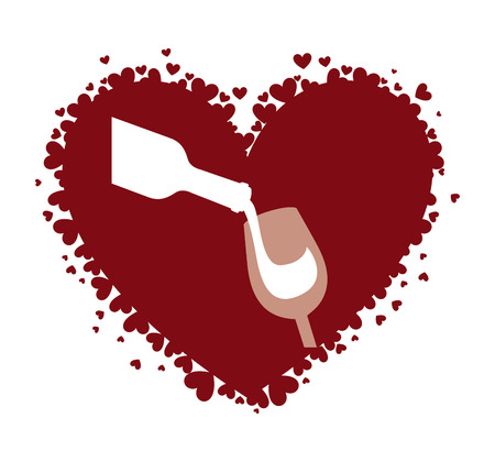 wine concept design.のイラスト素材