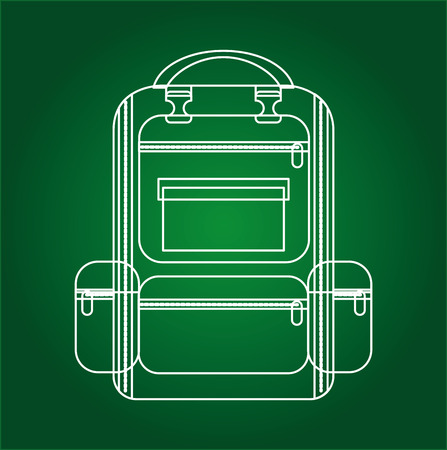 school supplies designのイラスト素材