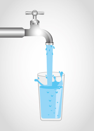 natural water design illustrationのイラスト素材