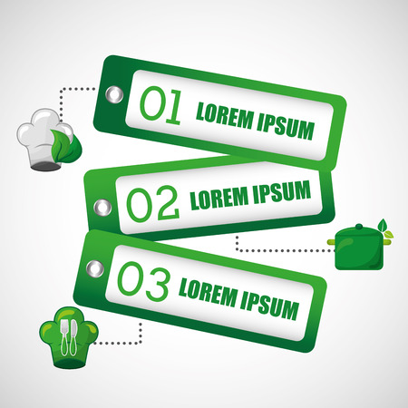 healthy food infographics design illustrationのイラスト素材