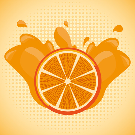 juice fruit designのイラスト素材