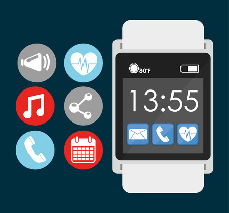 wearable technology designのイラスト素材