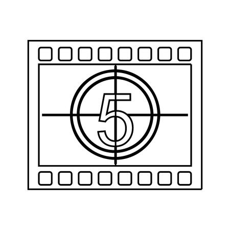 cinema icons designのイラスト素材