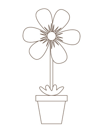 flower icon designのイラスト素材