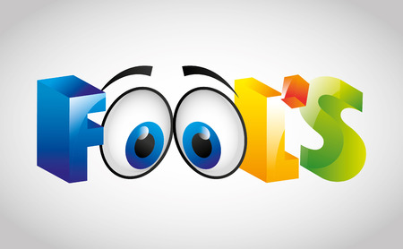 fools day designのイラスト素材