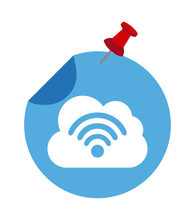 wifi service design, vector illustration eps10 graphicのイラスト素材