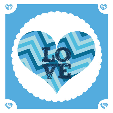 love icon design, vector illustration graphicのイラスト素材