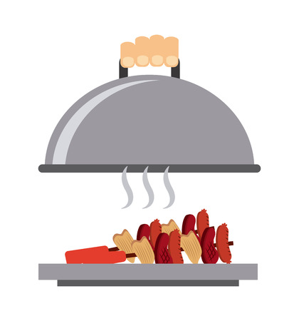 delicious barbecue design, vector illustration 
graphicのイラスト素材