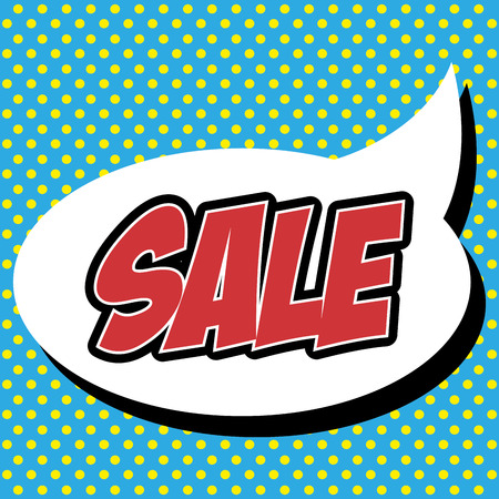 Shopping design over comic background design, vector illustration.のイラスト素材