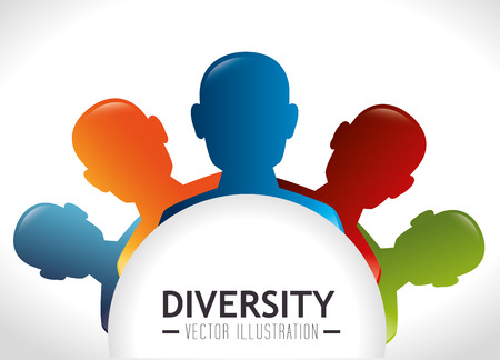 Teamwork design over white background, vector illustration.のイラスト素材