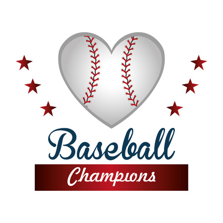 Baseball design over white background, vector illustration.のイラスト素材