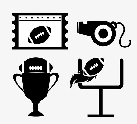 Sports design over white background, vector illustration.のイラスト素材