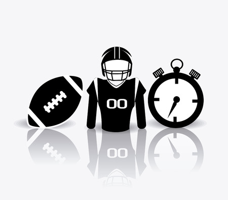 Sports design over white background, vector illustration.のイラスト素材