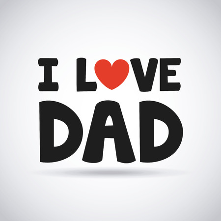 happy fathers day design, vector illustration eps10 graphicのイラスト素材