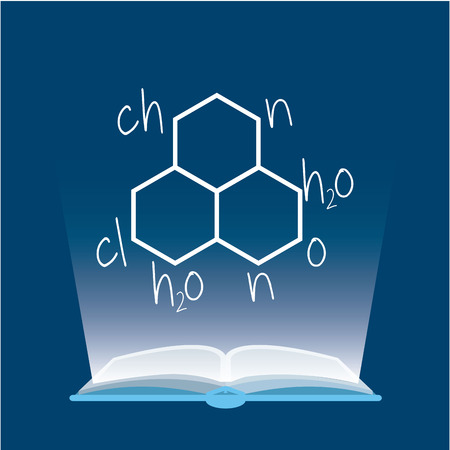 chemistry concept design, vector illustration eps10 graphicのイラスト素材