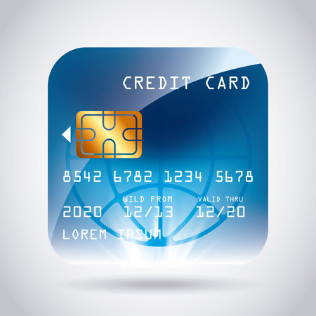 credit card design, vector illustration eps10 graphicのイラスト素材