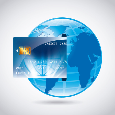 credit card design, vector illustration eps10 graphicのイラスト素材