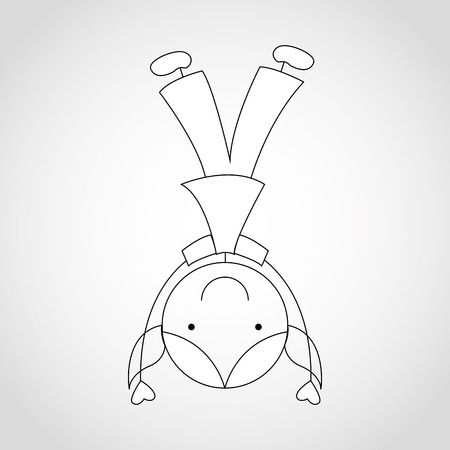 kid draw design, vector illustration eps10 graphicのイラスト素材