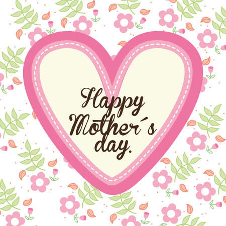 mothers day design, vector illustration eps10 graphicのイラスト素材