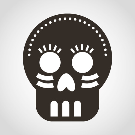 mexican mask design, vector illustration eps10 graphicのイラスト素材