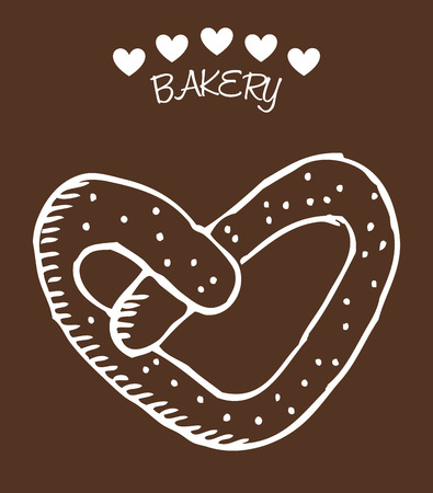 bakery icon design, vector illustration eps10 graphicのイラスト素材
