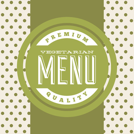 vegetarian food menu design, vector illustration eps10 graphicのイラスト素材