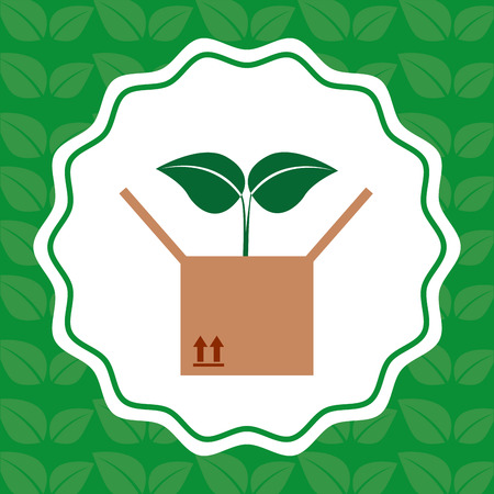 eco friendly design, vector illustration eps10 graphicのイラスト素材