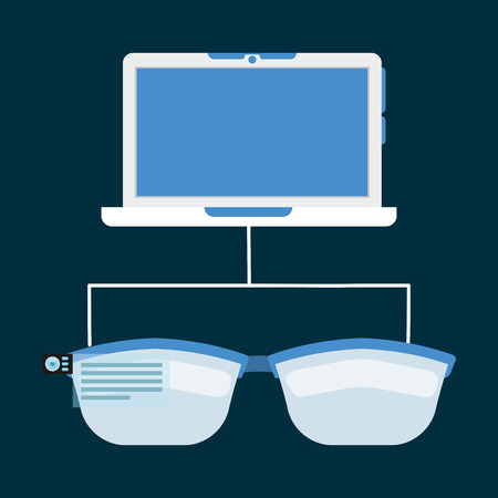 wearable technology design, vector illustration eps10 graphicのイラスト素材