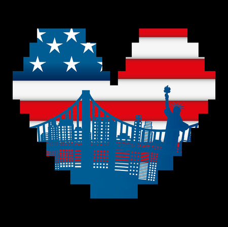 united states design, vector illustration eps10 graphicのイラスト素材