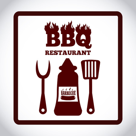 delicious barbecue design, vector illustration eps10 graphicのイラスト素材
