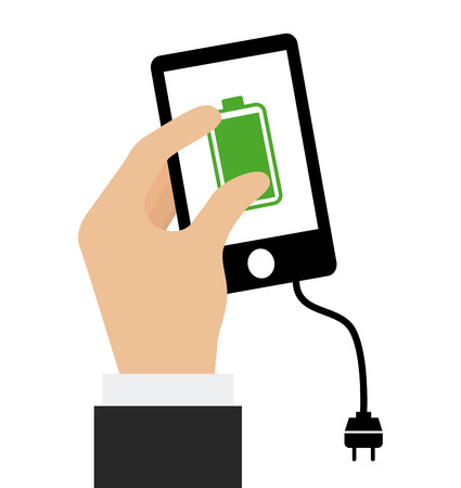 battery concept design, vector illustration eps10 graphicのイラスト素材