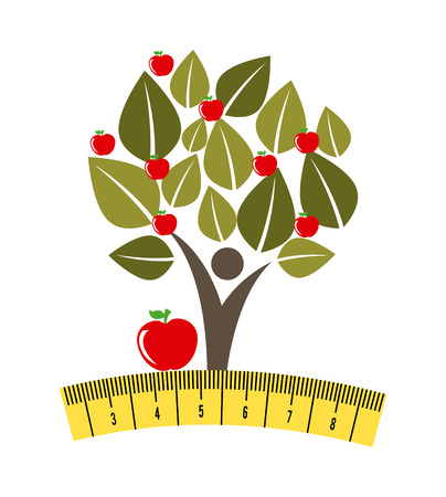 organic food design, vector illustration eps10 graphicのイラスト素材