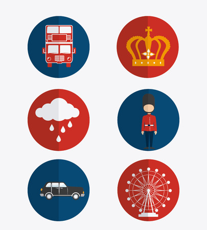 London design over white background, vector illustration.のイラスト素材