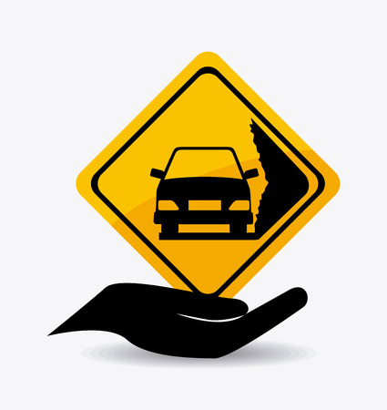 Parking design over white background, vector illustration.のイラスト素材