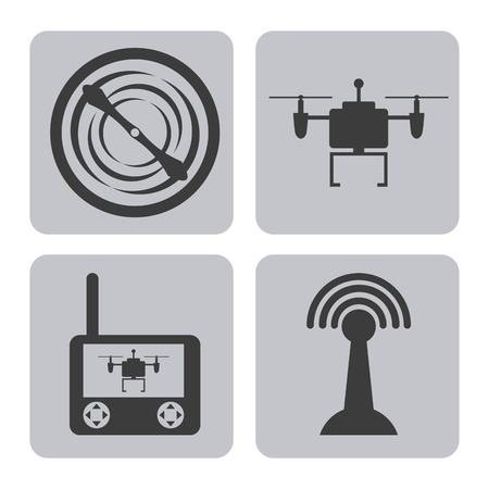 drone technology design, vector illustration eps10 graphicのイラスト素材