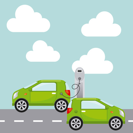 electric car design, vector illustration eps10 graphicのイラスト素材