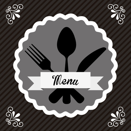 restaurant menu design, vector illustration eps10 graphicのイラスト素材