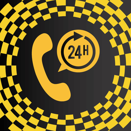 taxi service design, vector illustration graphicのイラスト素材