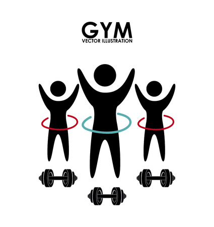 healthy lifestyle design, vector illustration graphicのイラスト素材