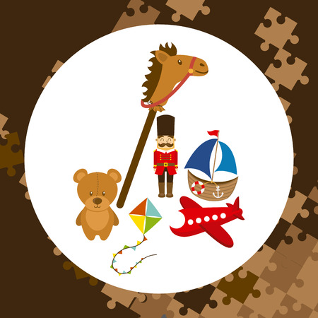 baby toys design, vector illustration eps10 graphicのイラスト素材