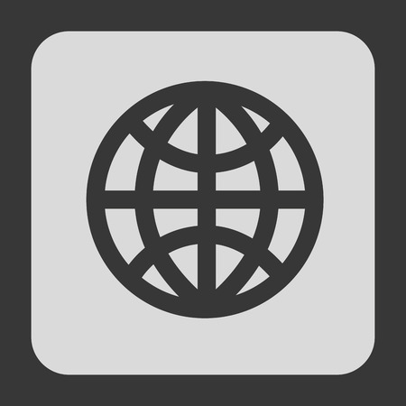 globe icon design, vector illustration graphicのイラスト素材