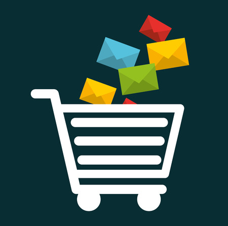 e-mail concept design, vector illustration graphicのイラスト素材