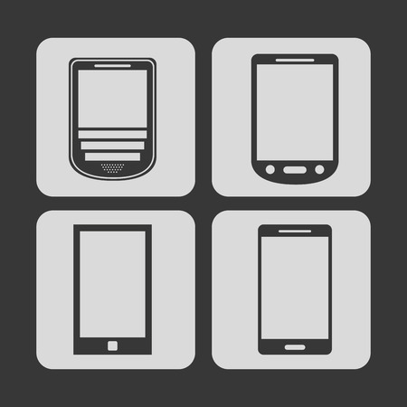 cellphone icons design, vector illustration graphicのイラスト素材