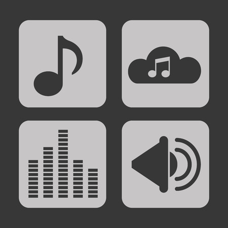 sound icon design, vector illustration graphicのイラスト素材