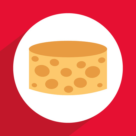 cheese icon design, vector illustration graphicのイラスト素材
