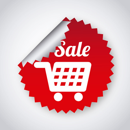 shopping tags design, vector illustration graphicのイラスト素材