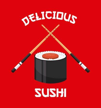 delicious sushi design, vector illustration eps10 graphicのイラスト素材